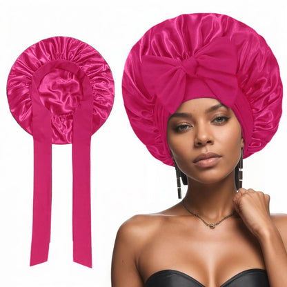 💤 ¡50% de descuento! Duerme más cómodamente mientras cuidas tu cabello: gorro de dormir de satén 2 en 1 (con antifaz incorporado).