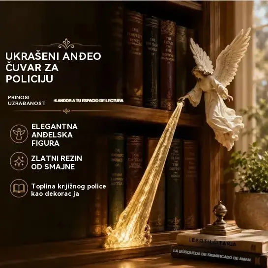 🎃🔥 3D Dekorativno LED svjetlo s anđelom | Dekoracija za policu s maštovitim osvjetljenjem