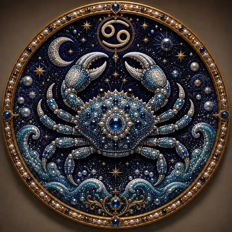 🎁🎁Kit de arte con perlas de los 12 signos del zodiaco