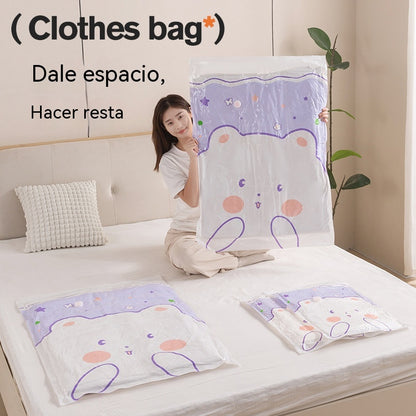 5 artículos por 27 euros-💨 【60×80cm】Bolsa de almacenamiento al vacío grande y compresible: no requiere bomba, es a prueba de fugas e ideal para ahorrar espacio en maletas y en casa ✈️