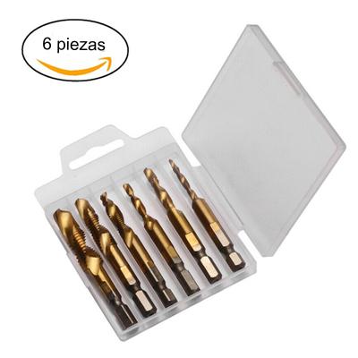 🔥【Compra 6 y obten 6 gratis（12 piezas）】🧰🔩 Juego de brocas multiusos