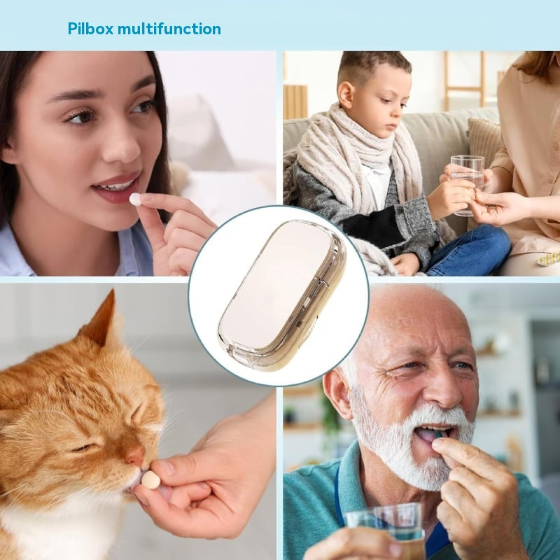💊🧰 Prenosná, vzduchotesná, vlhkuvzdorná multifunkčná dózička na lieky