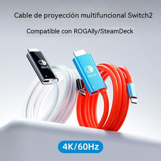 🔥 ¡50% DE DESCUENTO POR TIEMPO LIMITADO! 🔥 Cable adaptador de USB-C a HDMI para Switch