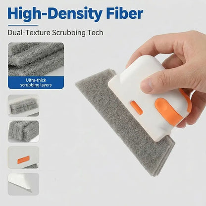 🧹💦【Compra 1 y llévate 1 gratis】Herramienta multifuncional para limpiar rieles de ventanas | Elimina polvo y suciedad fácilmente