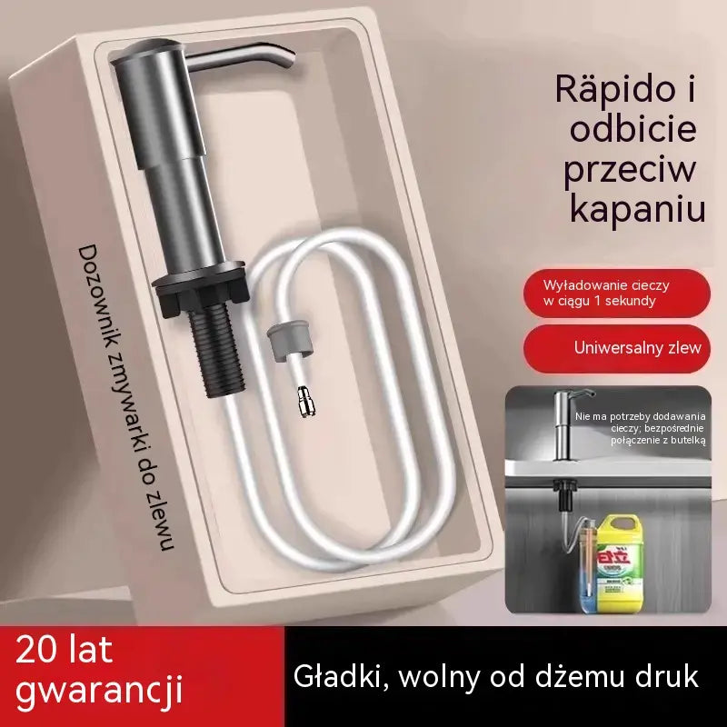 Zestaw przedłużający rurę dozownika mydła do umywalki łazienkowej