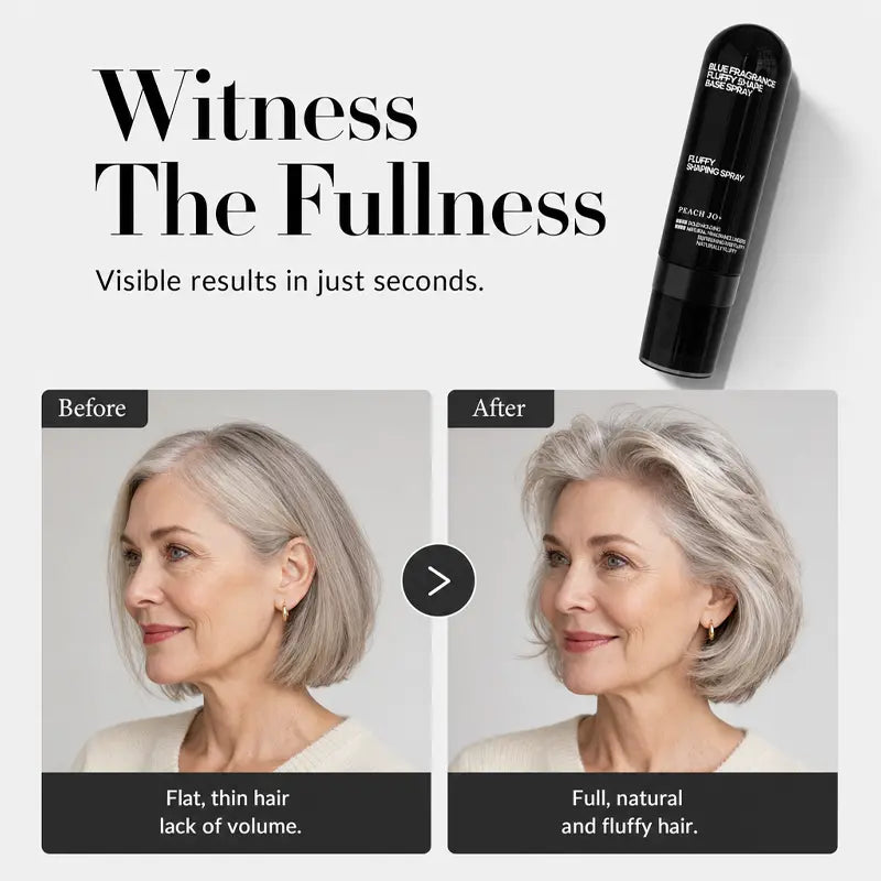 ✨【🔥1+1 zadarmo】 Lak na vlasy pre väčší objem – dlhotrvajúci lak pre hustejšie vlasy s vôňou broskyne👩