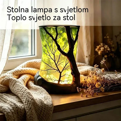 🍃✨ Sanjiva svjetiljka u obliku šumskog lista | Osvijetlite svoj dom prirodnim šarmom
