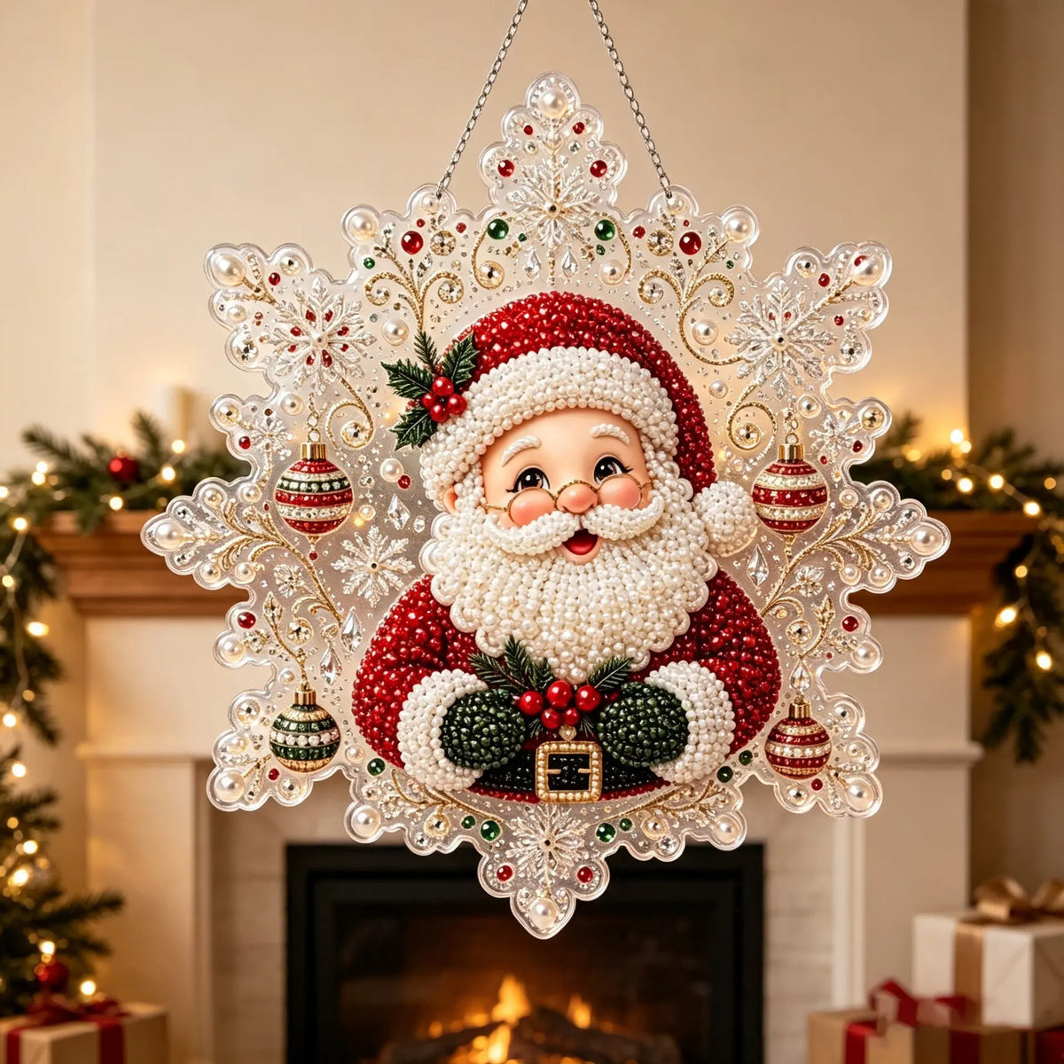 ⏰🎁Set božićnih ukrasa za slikanje dijamantima