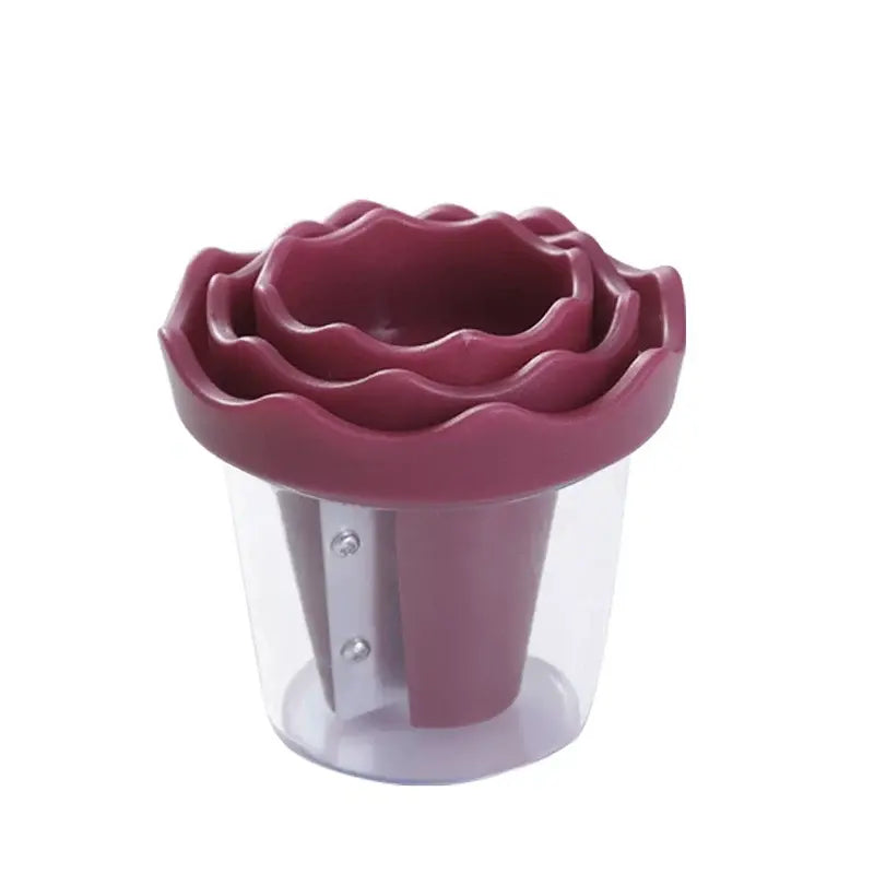2 piezas 26€🥕✨ Espiralizador y rizador manual de verduras para tallar rosas: ¡convierte zanahorias en rosas al estilo de los restaurantes en 60 segundos! 🌹🍽️