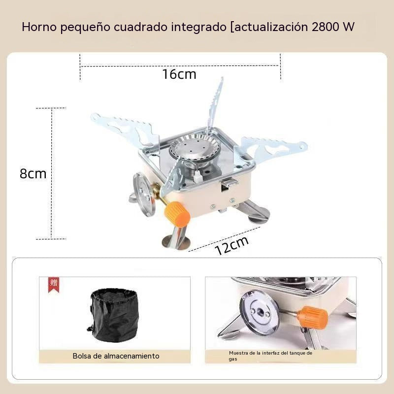 👍👍Mini hornillo de gas portátil para exteriores. Hornillo portátil para camping.