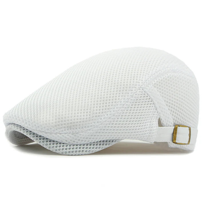 Gorra plana transpirable con correa ajustable