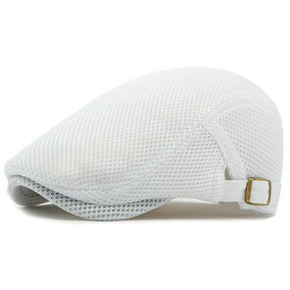 Gorra plana transpirable con correa ajustable
