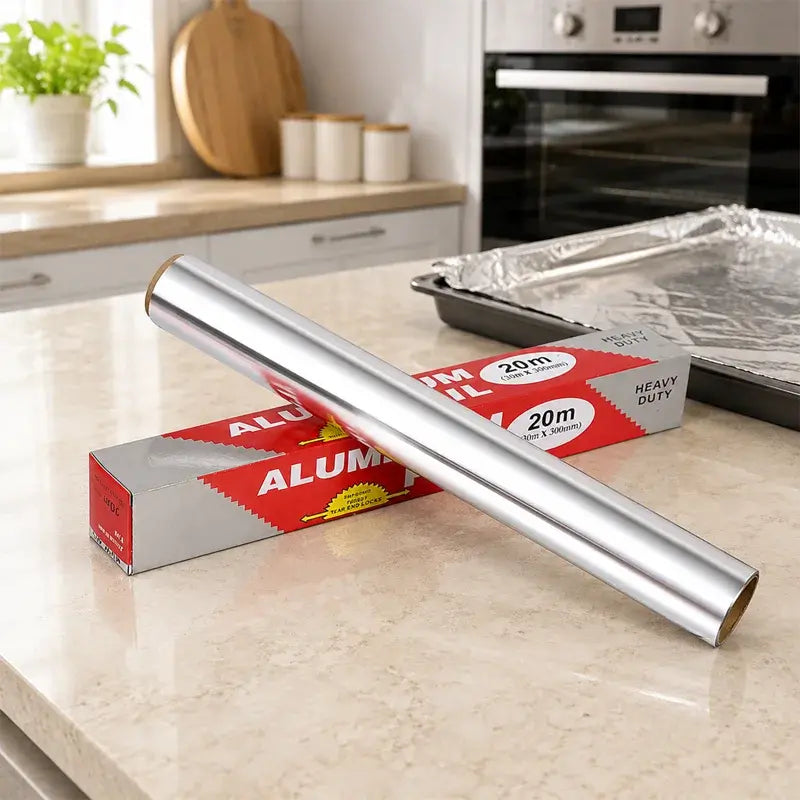 Papel de aluminio grueso para uso doméstico