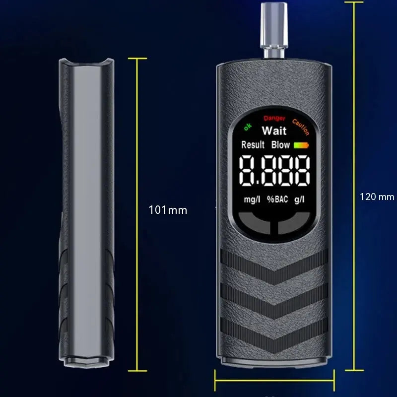 ⏰🎁Aireador recargable con pantalla LCD y función de transmisión de voz.