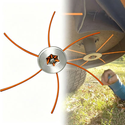 🌿 Cabezal de corte automático para cortacéspedes: fabricado en nailon, fácil de rellenar, ideal para el cuidado del césped y la jardinería 🔧