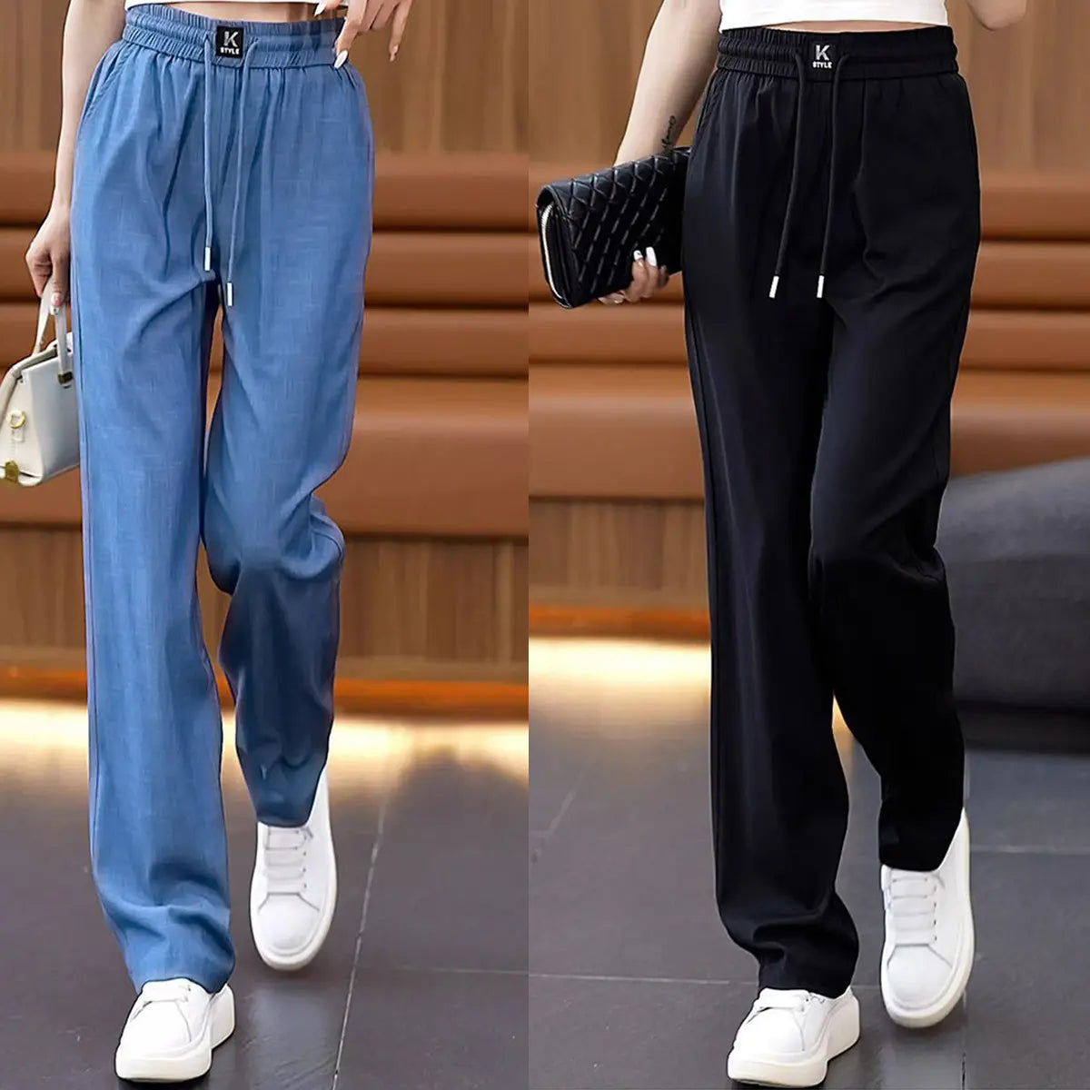 🔥👖【S-3XL】Nove visokokvalitetne mekane ležerne hlače s draperijom iz 2026.