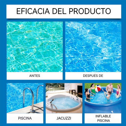 ⏰Compra 1 y recibe 1 gratis🏊‍♂️ 2 piezas 26 €🏊‍♂️ Líquido Clarificador para Piscinas – Agua Transparente en Horas, Sin Esfuerzo ✨