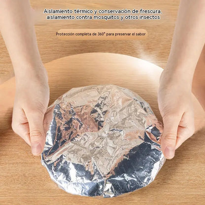 🔥🔥【50piezas】🍎🔥 Cubierta térmica de papel de aluminio apto para alimentos