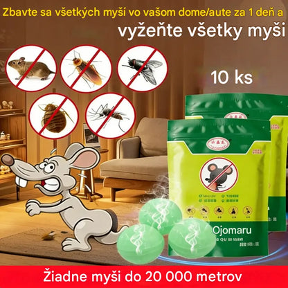 【5 vrecúšok (50 kapsúl)】【Super nízka cena - 🔥 Posledné tri dni】 Účinné tabletky proti potkanom a hmyzu s kvetmi ľadových kryštálov.