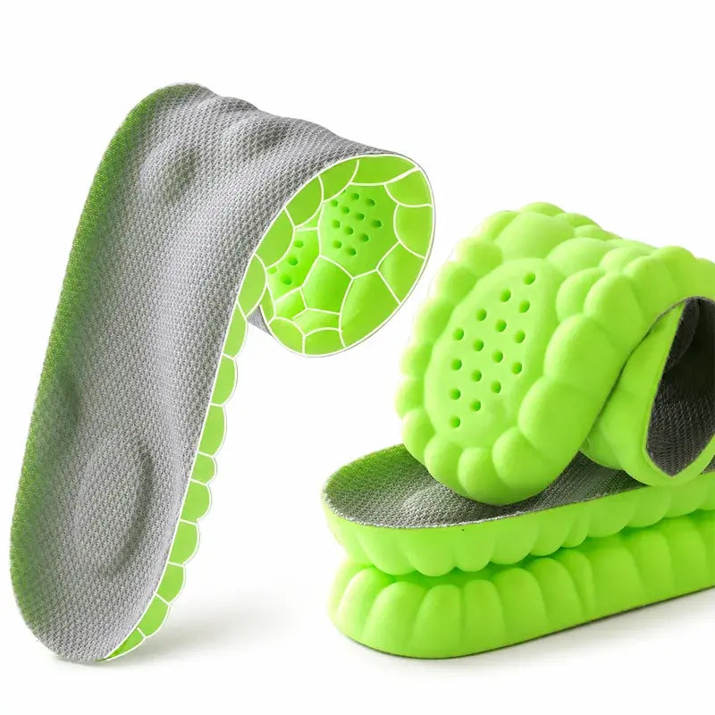 【2 pares por 26 euros】Plantillas deportivas amortiguadoras, transpirables, resistentes al olor y antibacterianas.