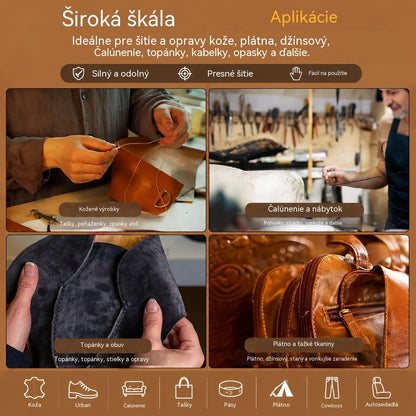 🧵【Kúp 1 a druhý dostaneš zdarma】👞 Sada 5 v 1 s vymeniteľnými šijacími ihlami – Profesionálna súprava na opravu obuvi a prácu s kožou 🛠️✨