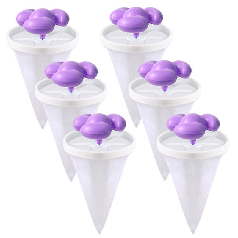 🌀6 piezas 25€✨ Filtro Flotante para Lavadora – Atrapa Pelusas, Cabellos y Pelos de Mascota en Cada Lavado 🧺
