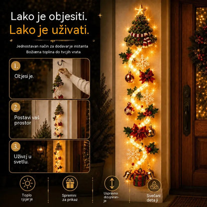 🎄🎃Zadnji dan! 🎅Iskoristite 49% popusta na osvijetljene božićne ukrase za vrata!