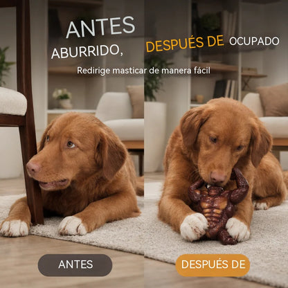 📢📢¡50% de descuento! ⏰ Juguete masticable para perros con forma de gorila, resistente y duradero.