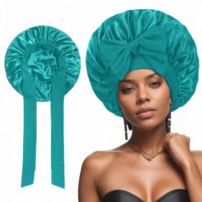 💤 ¡50% de descuento! Duerme más cómodamente mientras cuidas tu cabello: gorro de dormir de satén 2 en 1 (con antifaz incorporado).
