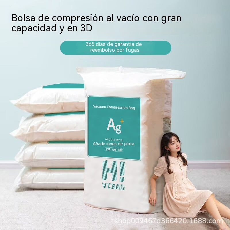 Paquete de 5 🤩🤩 Bolsas de compresión al vacío antibacterianas sin extracción