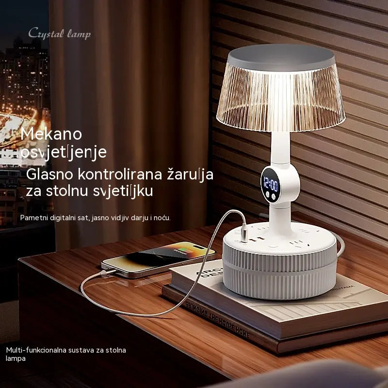 👍👍Grlo za stolnu lampu. S glasovnim i daljinskim upravljanjem za noćna svjetla u spavaćoj sobi.