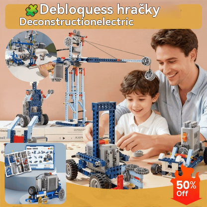 🔥【312 dielikov】🎢🧩Elektrická stavebnica