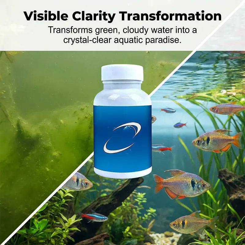 🔥【150 kapsúl】🐟🌿 Viacúčelové tablety na čistenie vody v akváriách: Sterilizujú, odstraňujú chlór a čistia vodu; vhodné pre akvária aj záhradné jazierka