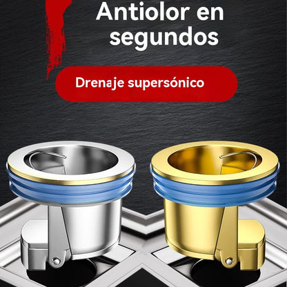 🔥✨2 artículos por 23 euros🔥¡Compra 1 y llévate 1 GRATIS!🔥 Desagüe universal de latón para suelo con núcleo desodorizante antiolor 🚿✨