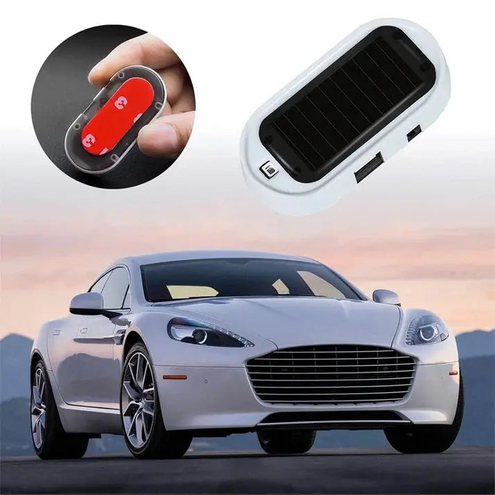 📢🚗 2 za samo 22 eura⏰ Trepćuće LED svjetlo za upozorenje protiv krađe na solarni pogon