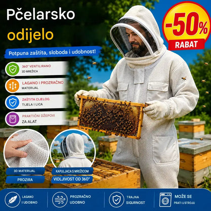 【M-2XL】🐝Pčelinji kombinezon izrađen od 3D pamučne mreže