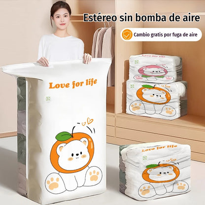 ✨🗃️ 5 artículos por 30 euros 💨 Bolsa de almacenamiento al vacío grande y comprimible: no requiere bomba, es a prueba de fugas e ideal para ahorrar espacio en maletas y en casa ✈️