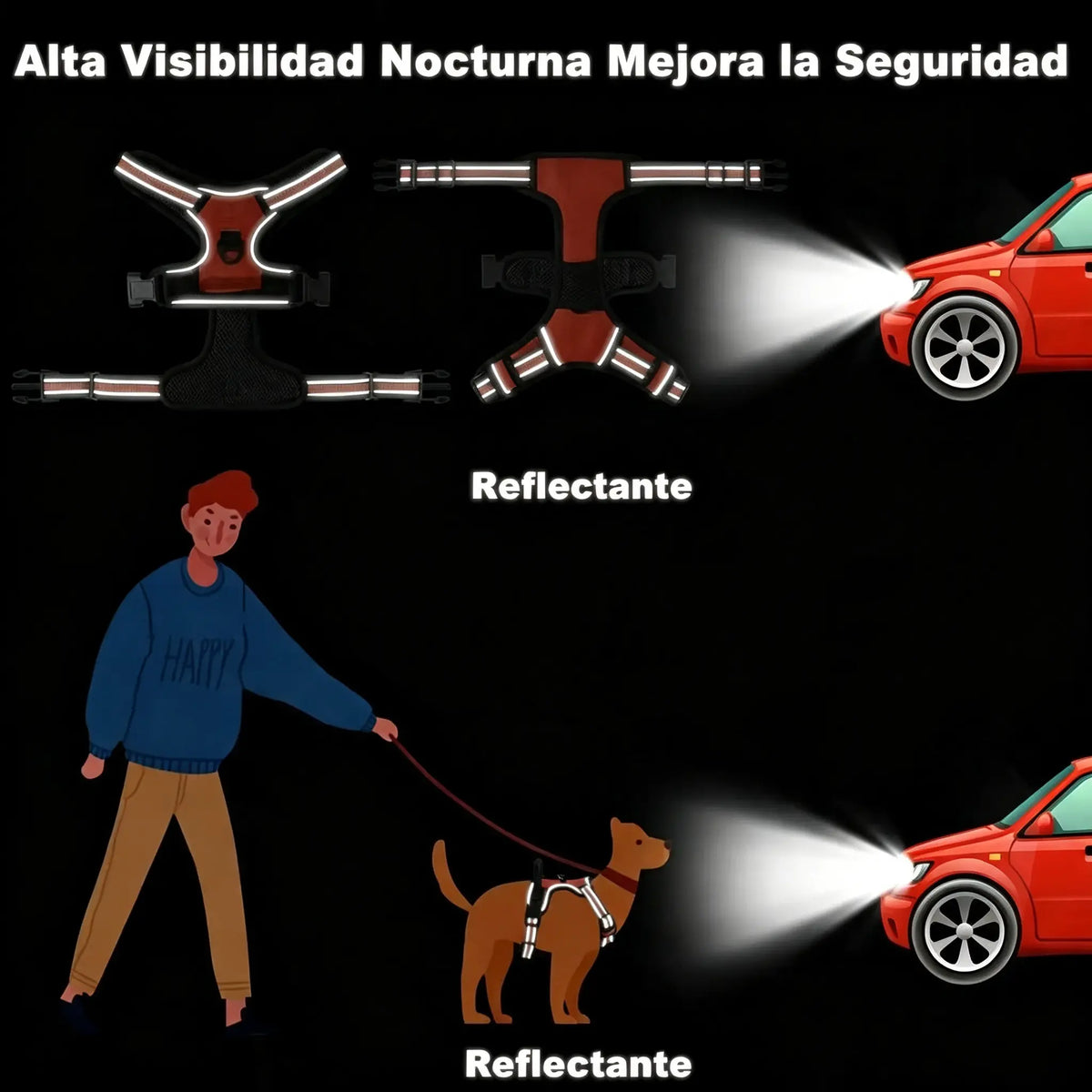 🦮Correa anti-tirones para perros