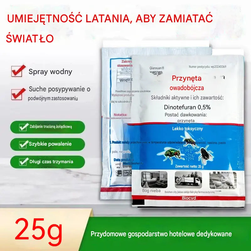 【30%OFF】【10 opakowań】🦟 Specjalnie zaprojektowane do zwalczania komarów i much w gospodarstwach rolnych. Jedno opakowanie zabija pchły, koniki polne, karaluchy, muchy i komary!