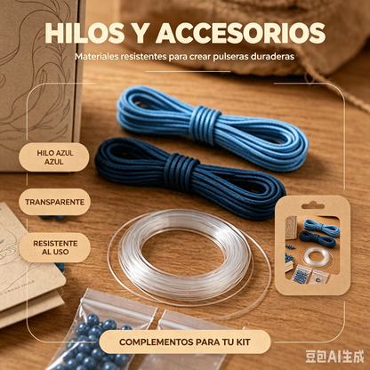 📿🐶 Un completo kit para hacer bisutería: paso a paso, cuentas de vidrio de alta calidad, ¡lleno de diversión creativa!