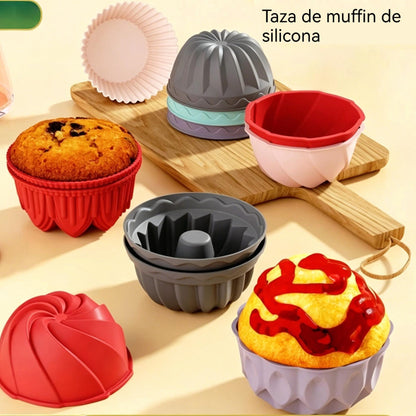 🍩🧁Moldes de silicona con forma de flor | Perfectos para tus postres 🍩