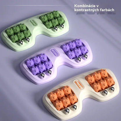 🔥Nový produkt💜Prenosný masážny prístroj na nohy s dvoma valčekmi💜