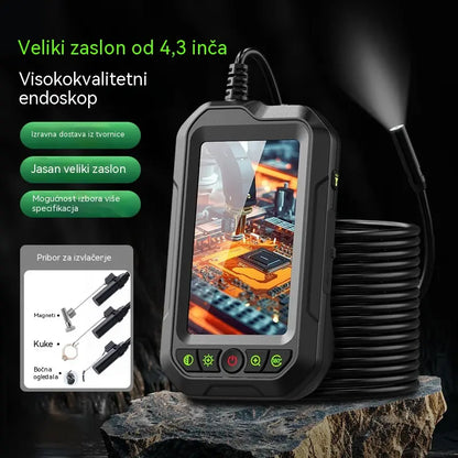 Ponuda ograničenog trajanja: 50 % popusta! ✨ Prijenosna HD 1080p endoskopska kamera sa zaslonom od 4,3 inča – vodootporna (IP67), precizan pregled, dugotrajna baterija ✨