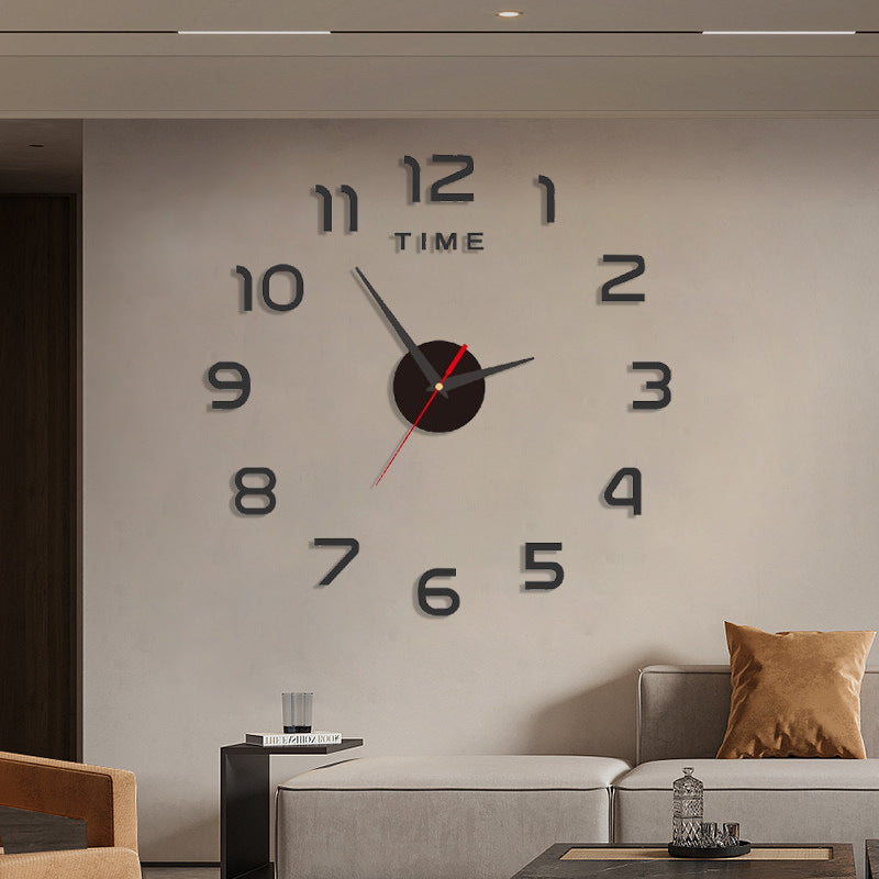 🕑✨Reloj de pared acrílico luminoso 3D sin necesidad de taladrar (requiere montaje)