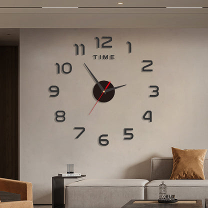 🕑✨Reloj de pared acrílico luminoso 3D sin necesidad de taladrar (requiere montaje)