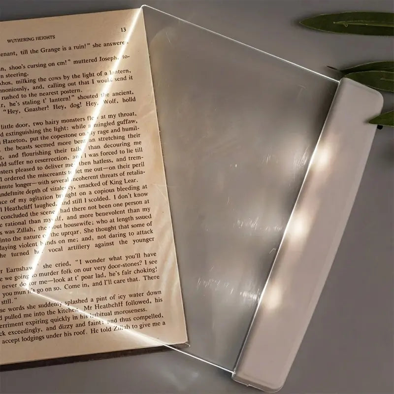 📜💡Svjetlo za čitanje s noćnim vidom i ravnim LED panelom, svjetlo za čitanje koje štiti oči