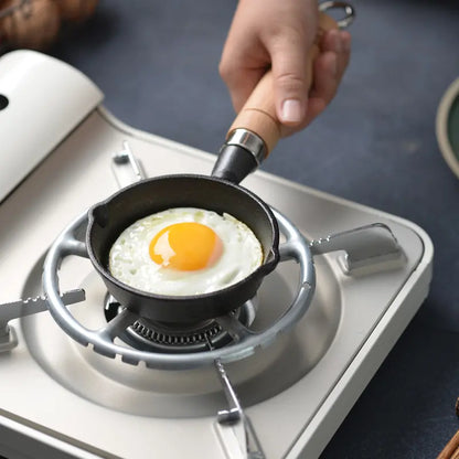 📢📢50% DE DESCUENTO y en stock⏰ 🍳 Mini sartén antiadherente de hierro – Hierro fundido saludable, calor uniforme y mango de madera ✨
