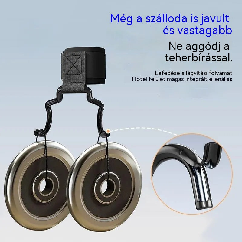 2 db-os fitneszhorog testépítéshez és súlyemeléshez, 125 mm-es szélesített támasz, csúszásgátló csuklópántok, 250 kg teherbírás húzódzkodáshoz és felhúzáshoz