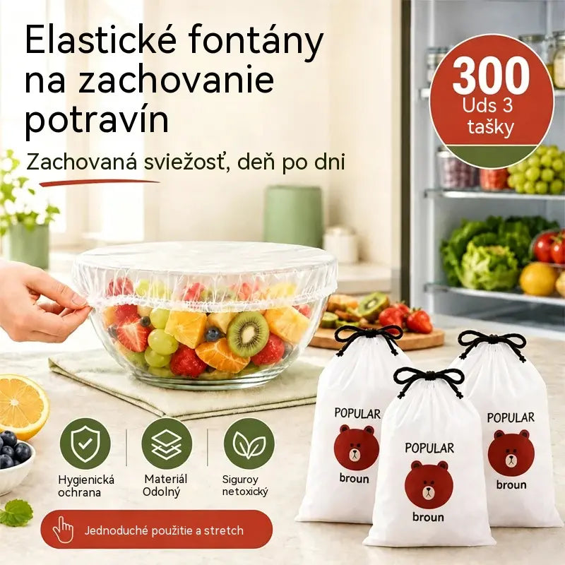 🔥(300 kusov) Len 20 eur🍽️Extra veľký, hrubý, antibakteriálny plastový obal vhodný do potravín
