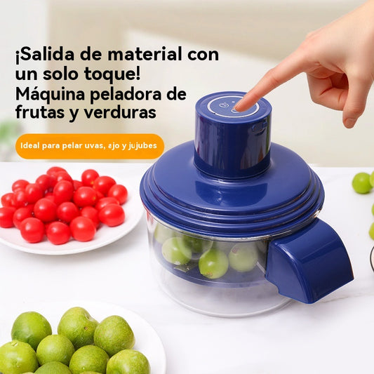 Peladora de frutas totalmente automática para uso doméstico.